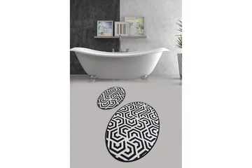 Chilai Home Badmatta Set om 2 - Multi - Textil & mattor - Badrumstextil