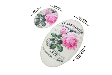 Chilai Home Badmatta Set om 2 - Multi - Textil & mattor - Badrumstextil