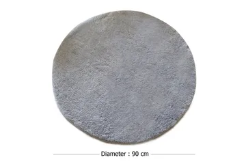 Chilai Home by Alessia Badmatta 90 Rund - Grå - Textil & mattor - Badrumstextil