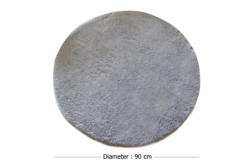 Chilai Home by Alessia Badmatta 90 Rund - Grå - Textil & mattor - Badrumstextil