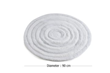 Chilai Home by Alessia Badmatta 90 Rund - Multi - Textil & mattor - Badrumstextil