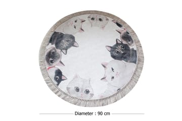 Chilai Home by Alessia Badmatta 90 Rund - Multi - Textil & mattor - Badrumstextil