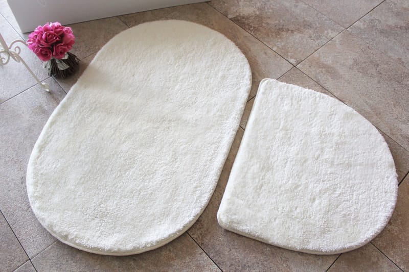 Chilai Home by Alessia Badmatta Set om 2 - Sand - Textil & mattor - Badrumstextil