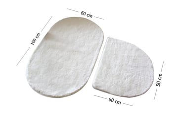 Chilai Home by Alessia Badmatta Set om 2 - Sand - Textil & mattor - Badrumstextil