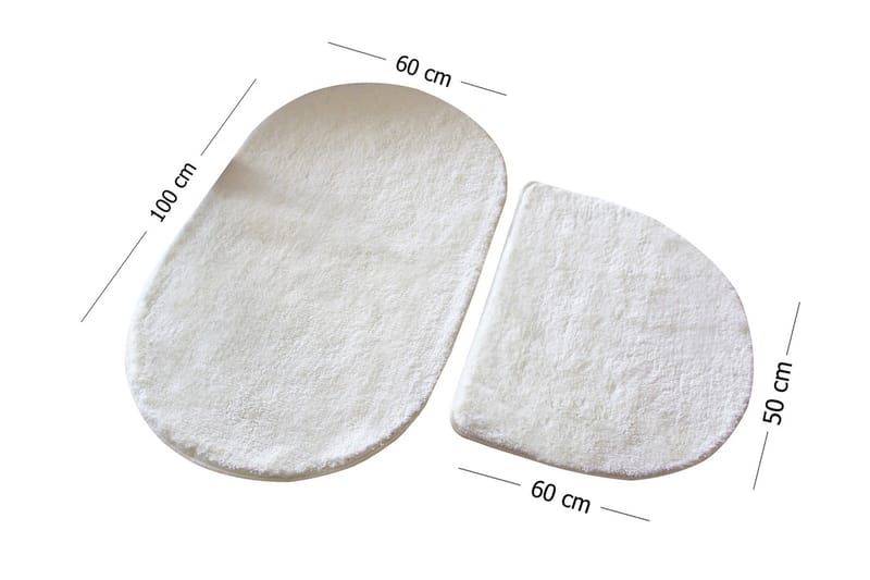 Chilai Home by Alessia Badmatta Set om 2 - Sand - Textil & mattor - Badrumstextil