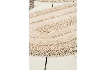 Chilai Home by Alessia Badmatta Set om 2 - Sand - Textil & mattor - Badrumstextil