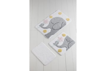 Chilai Home by Alessia Badmatta Set om 3 - Multi - Textil & mattor - Badrumstextil