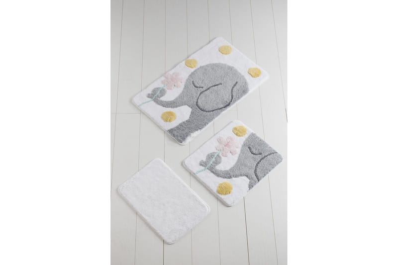 Chilai Home by Alessia Badmatta Set om 3 - Multi - Textil & mattor - Badrumstextil