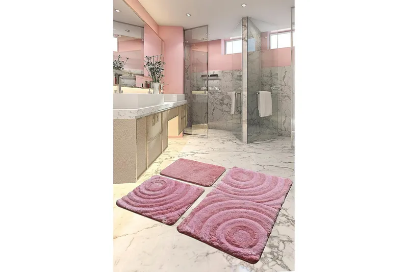 Chilai Home by Alessia Badmatta Set om 3 - Multi - Textil & mattor - Badrumstextil