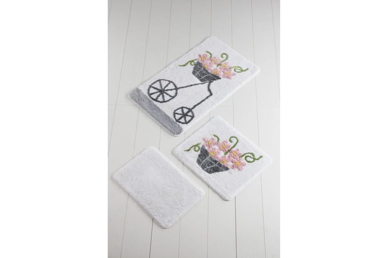 Chilai Home by Alessia Badmatta Set om 3 - Multi - Textil & mattor - Badrumstextil