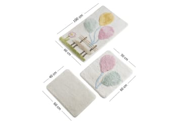 Chilai Home by Alessia Badmatta Set om 3 - Multi - Textil & mattor - Badrumstextil