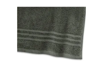 Duschhandduk Basic Frotté 65 x 130 cm - Mörkgrön - Textil & mattor - Badrumstextil