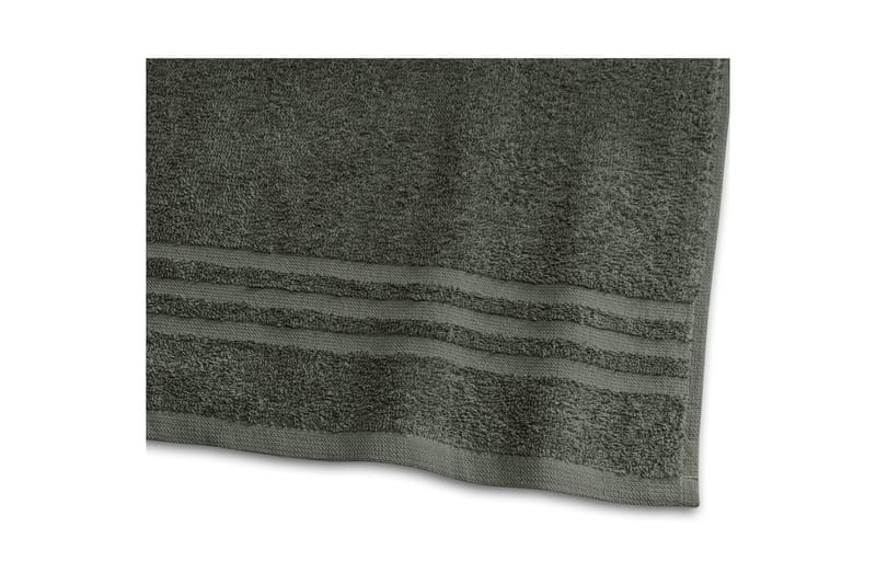 Duschhandduk Basic Frotté 65 x 130 cm - Mörkgrön - Textil & mattor - Badrumstextil