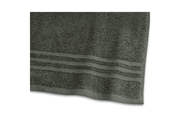 Duschhandduk Basic Frotté 65 x 130 cm - Mörkgrön - Textil & mattor - Badrumstextil