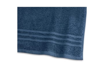 Duschhandduk Basic Frotté 65 x 130 cm - Marinblå - Textil & mattor - Badrumstextil
