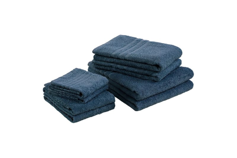 Duschhandduk Basic Frotté 65 x 130 cm - Marinblå - Textil & mattor - Badrumstextil