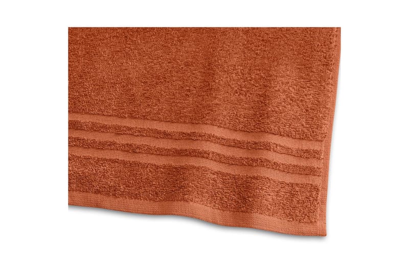 Duschhandduk Basic Frotté 65 x 130 cm - Rost - Textil & mattor - Badrumstextil
