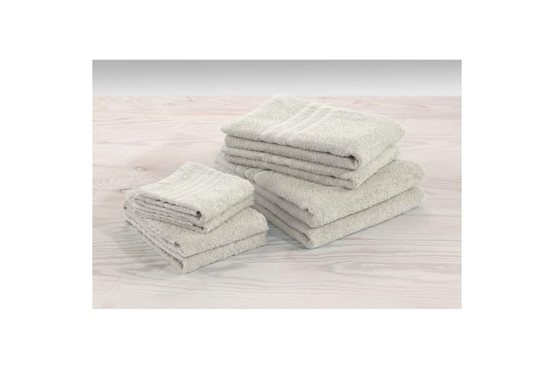 Duschhandduk Basic Frotté 65 x 130 cm - Sand - Textil & mattor - Badrumstextil