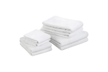 Duschhandduk Basic Frotté 65 x 130 cm - Vit - Textil & mattor - Badrumstextil