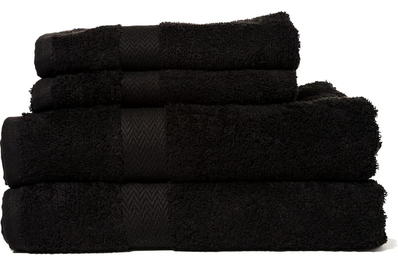 Frotté Badlakan Queen Anne 150x90 cm - Svart - Textil & mattor - Badrumstextil