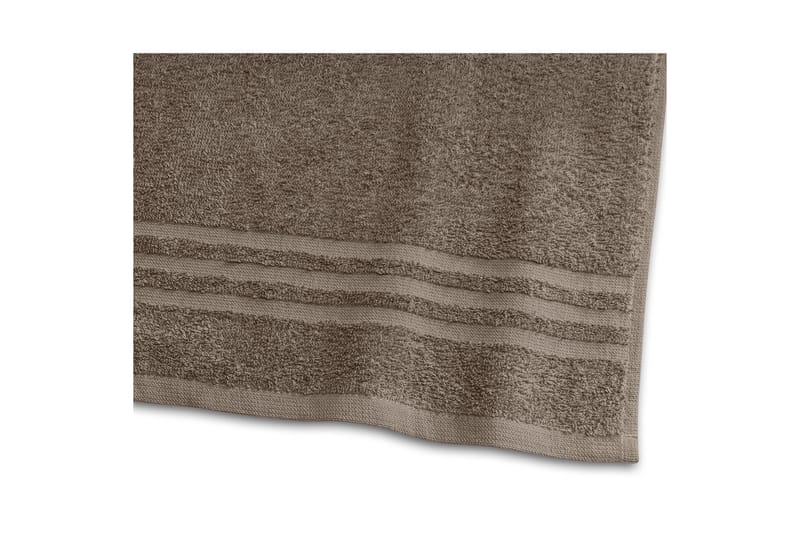 Frotté Basic 60 x 130 cm Brun - Brun - Textil & mattor - Badrumstextil