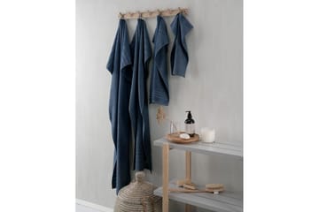 Frotté Basic 60 x 130 cm Marinblå - Marinblå - Textil & mattor - Badrumstextil
