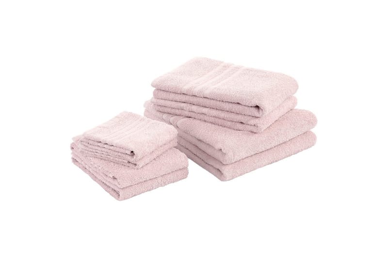 Frotté Basic 90 x 150 cm Rosa - Rosa - Textil & mattor - Badrumstextil