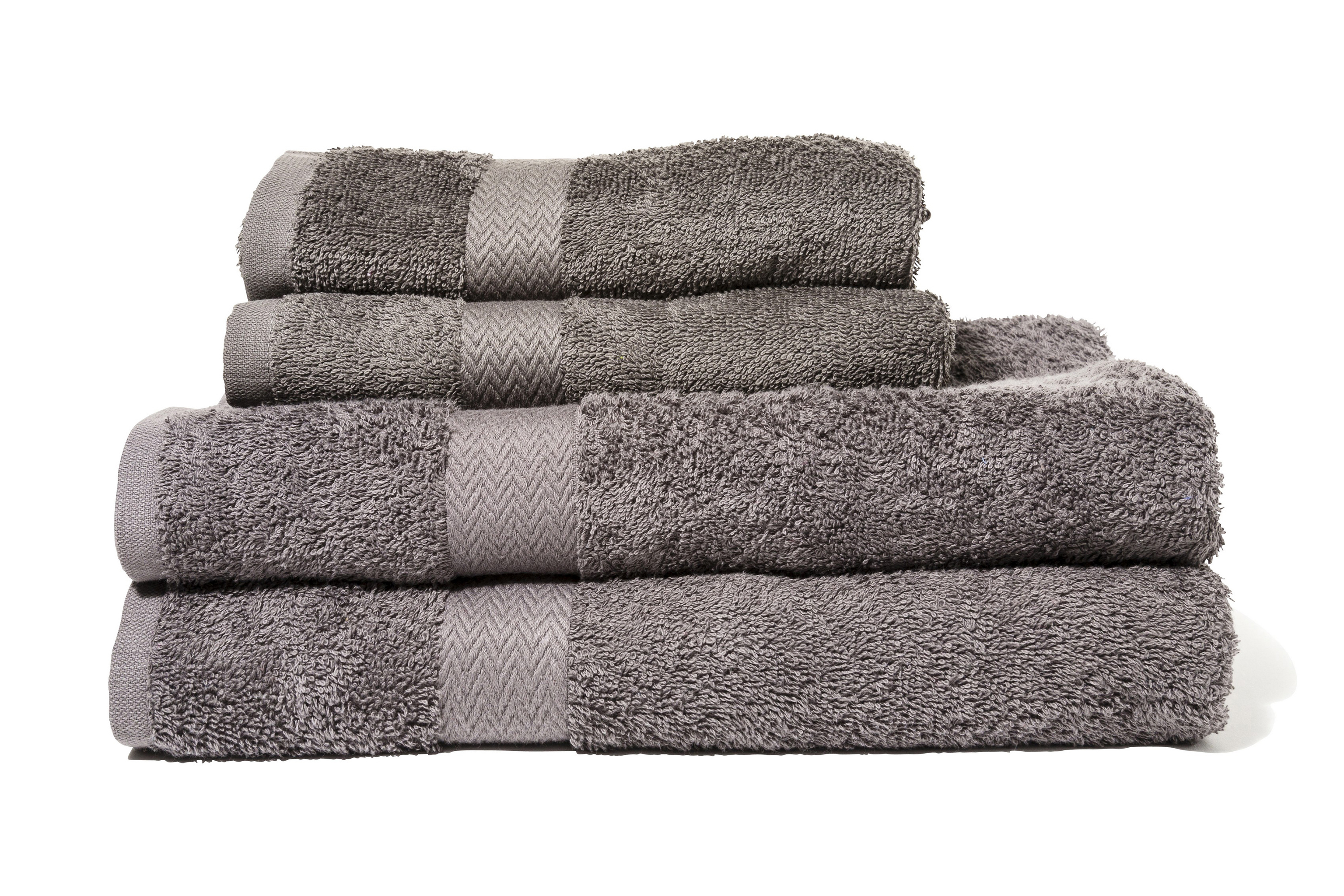 FrottéDuschbadlakan Queen Anne 130x65 MörkgråGrå