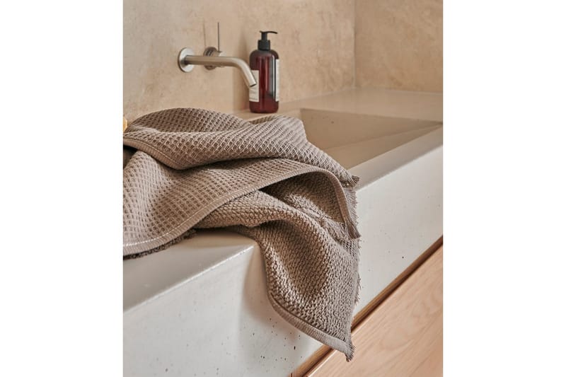 Frotté Haze 50 x 70 cm Brun - Brun - Textil & mattor - Badrumstextil