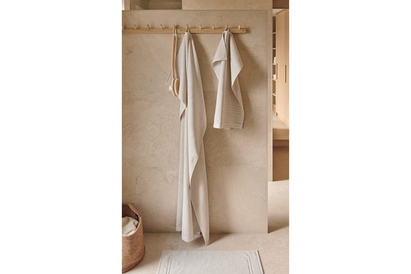 Frotté Helle 50 x 70 cm Sand - Sand - Textil & mattor - Badrumstextil
