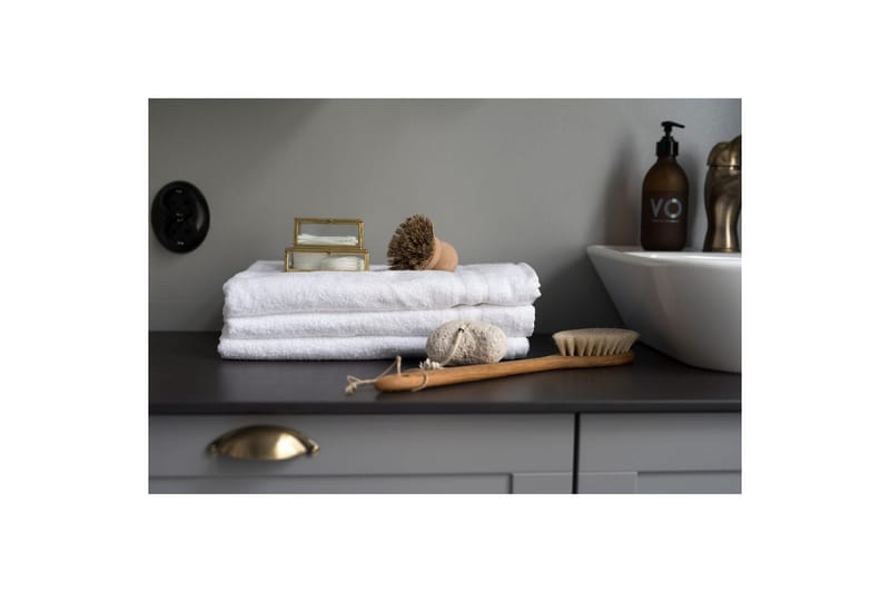 Frotté Sierra Vit 50 x 70 cm - 50 x 70 cm - Textil & mattor - Badrumstextil