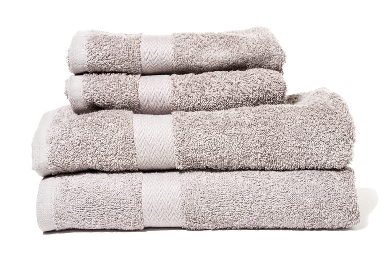 Frottéhandduk Queen Anne 70x50 Grå - Grå - Textil & mattor - Badrumstextil