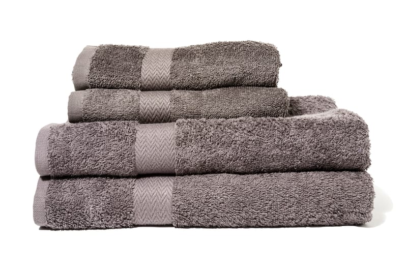 Frottéhandduk Queen Anne 70x50 Mörkgrå - Grå - Textil & mattor - Badrumstextil
