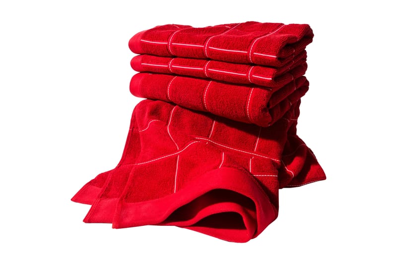 Frottéset Lord Nelson Victory röd - Röd - Handdukar