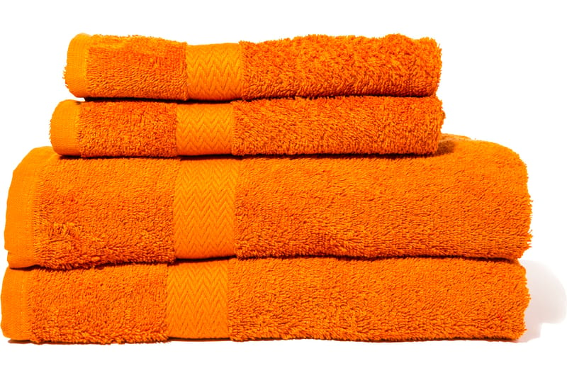 Frottéset Queen Anne Orange - Orange - Handdukar
