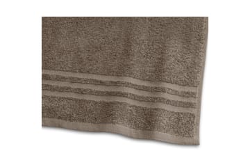 Gästhandduk Basic Frotté - Brun - Textil & mattor - Badrumstextil