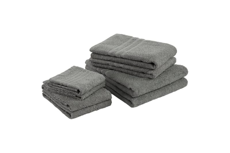 Gästhandduk Basic Frotté - Grå - Textil & mattor - Badrumstextil