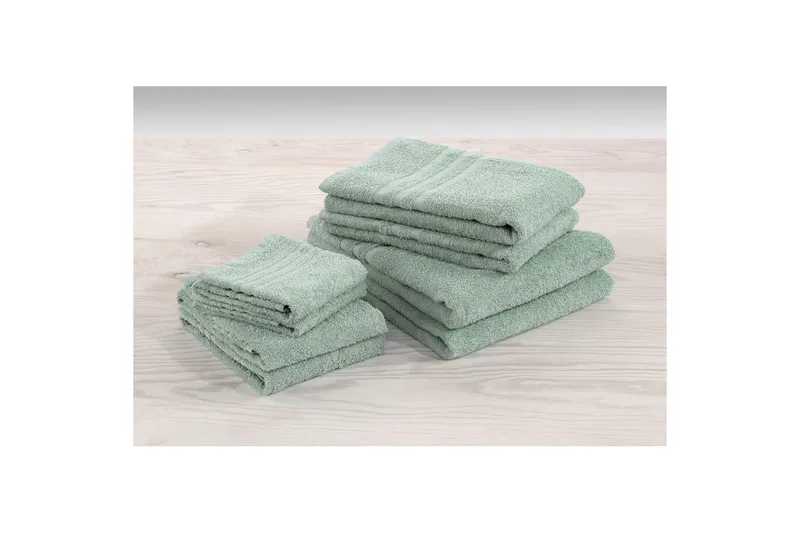 Gästhandduk Basic Frotté - Grön - Textil & mattor - Badrumstextil