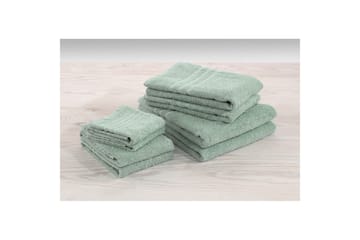 Gästhandduk Basic Frotté - Grön - Textil & mattor - Badrumstextil
