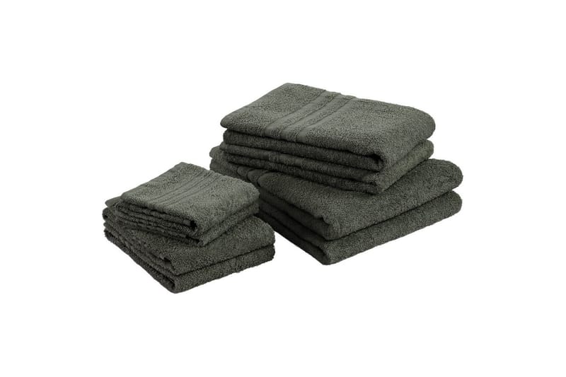 Gästhandduk Basic Frotté - Mörkgrön - Textil & mattor - Badrumstextil