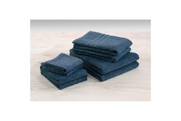 Gästhandduk Basic Frotté - Marinblå - Textil & mattor - Badrumstextil