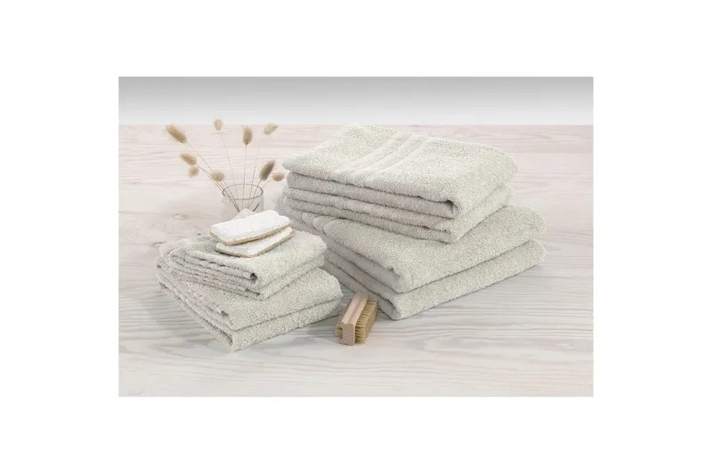 Gästhandduk Basic Frotté - Sand - Textil & mattor - Badrumstextil