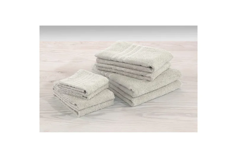Gästhandduk Basic Frotté - Sand - Textil & mattor - Badrumstextil