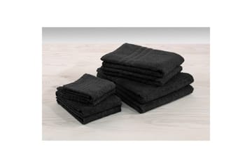 Gästhandduk Basic Frotté - Svart - Textil & mattor - Badrumstextil