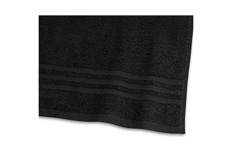 Gästhandduk Basic Frotté - Svart - Textil & mattor - Badrumstextil