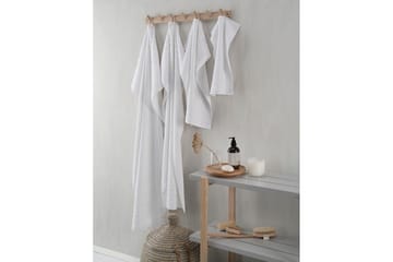 Gästhandduk Basic Frotté - Vit - Textil & mattor - Badrumstextil