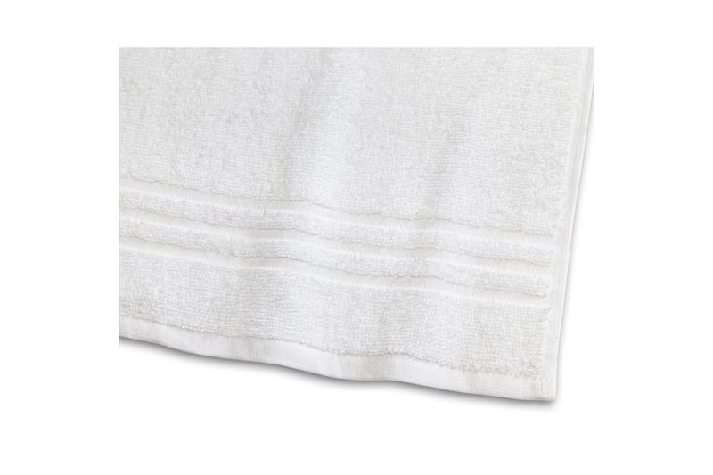 Gästhandduk Basic Frotté - Vit - Textil & mattor - Badrumstextil
