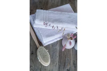 Gästhandduk Basic Frotté - Vit - Textil & mattor - Badrumstextil