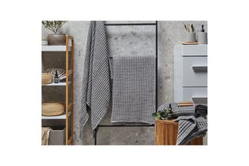 Handduk Areora set om 4 Grå - Grå - Textil & mattor - Badrumstextil