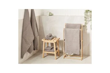 Handduk Areora set om 9 Taupe - Taupe - Textil & mattor - Badrumstextil - Handdukar